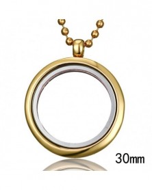 30 mm-es Locket-Gold -...